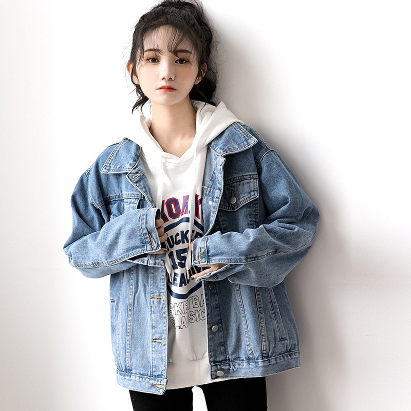 Ani Kang |fashion Short Womens Denim Jacket Spring And Autumn Womens Casual Jacket Purple White Pink Yellow Red Black Denim Jacket Women