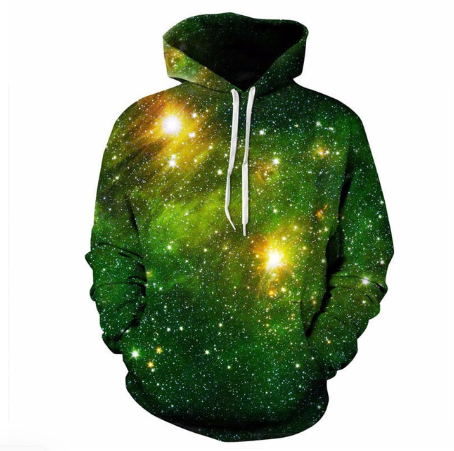 2024 Space Galaxy Sweatshirts For Men/women Hoody 3d Clothing Brand Hood Print Cashmere Nebula Jacket