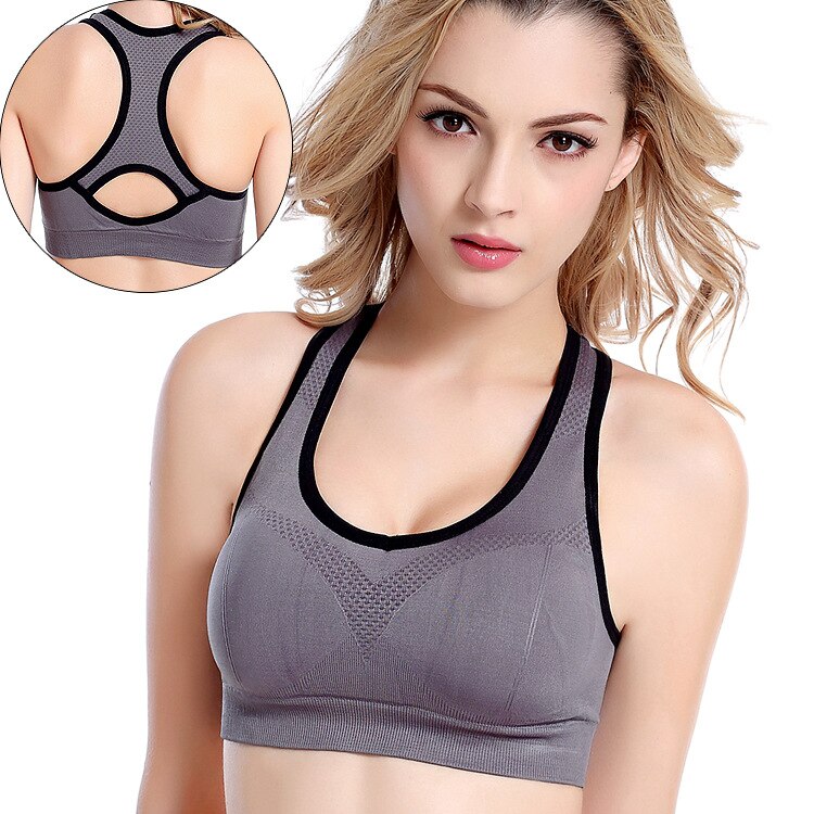 Women Sports Bra Running Crop Tops Shockproof Bralette Top Lingerie Underwear Brassiere Mujer Vest Female Push Up Bras