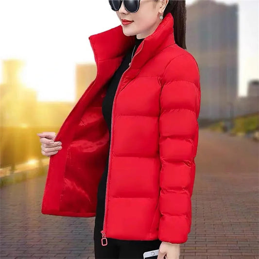 Ani Kang |2024 New Winter Jacket Coats Women Parkas Down Cotton Jackets Warm Casual Parka Cotton Padded Coat Female Puffer Jacket Overcoat