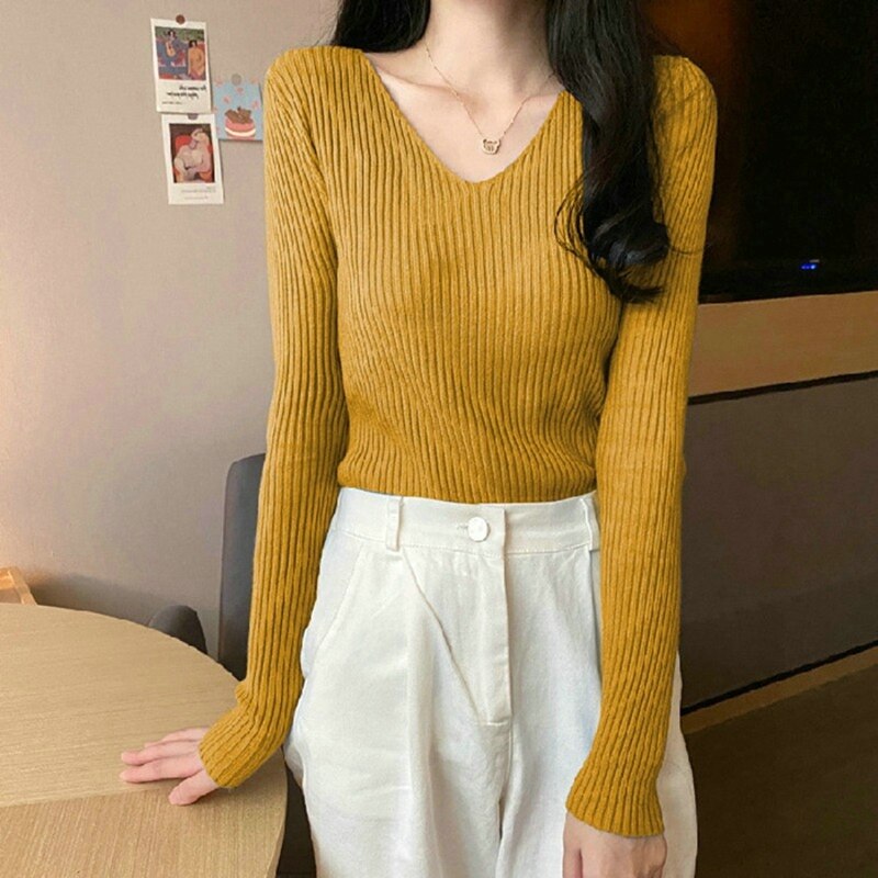 New Winter Sweater Womens Long Sleeve Top Autumn Pullover Fashion Woman Jumpers Korean Style Comfortable Turtleneck Knitwear