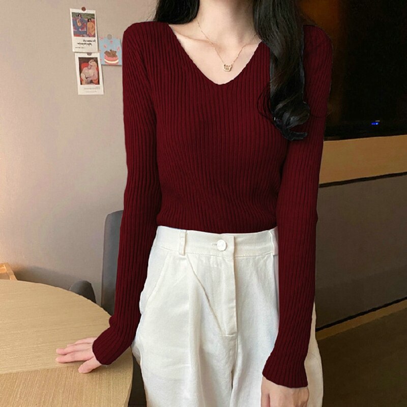 New Winter Sweater Womens Long Sleeve Top Autumn Pullover Fashion Woman Jumpers Korean Style Comfortable Turtleneck Knitwear